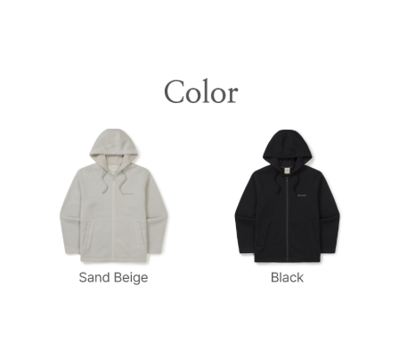 [Bts V Pick] Snow Peak Knit Hooded Zip-up