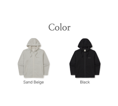 [Bts V Pick] Snow Peak Knit Hooded Zip-up