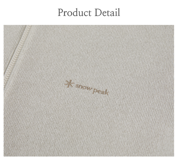 [Bts V Pick] Snow Peak Knit Hooded Zip-up