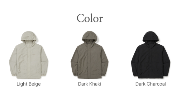 [Bts V Pick] Snow Peak Camp Hood Windbreaker