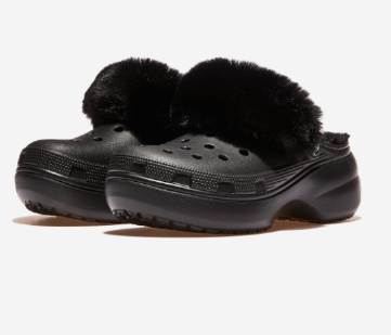 [Ive Gaeul & Leeseo Pick] Crocs Classic Platform Fuzz Lined Clog
