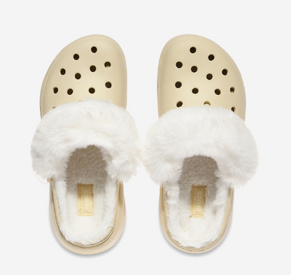 [Ive Gaeul & Leeseo Pick] Crocs Classic Platform Fuzz Lined Clog
