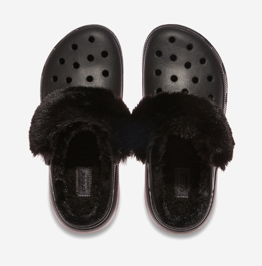 [Ive Gaeul & Leeseo Pick] Crocs Classic Platform Fuzz Lined Clog