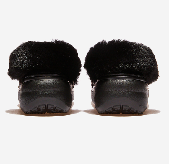 [Ive Gaeul & Leeseo Pick] Crocs Classic Platform Fuzz Lined Clog