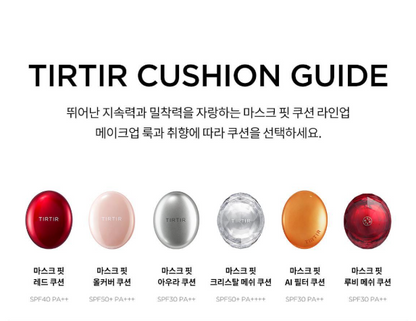 [BTS V Pick] TirTir Mask Fit Ruby Mesh Cushion SPF30 PA++