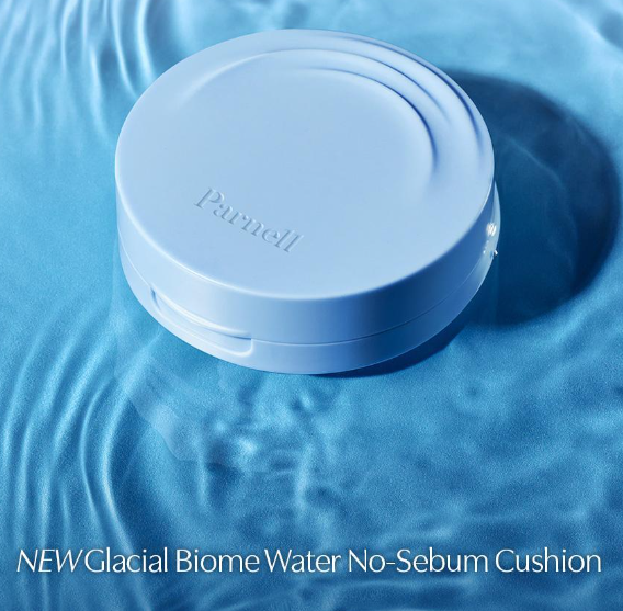 [Oil-Blotting Cushion] Parnell Glacial Biome Water No-Sebum Cushion 6.5g