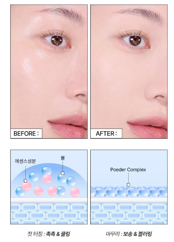 [Oil-Blotting Cushion] Parnell Glacial Biome Water No-Sebum Cushion 6.5g