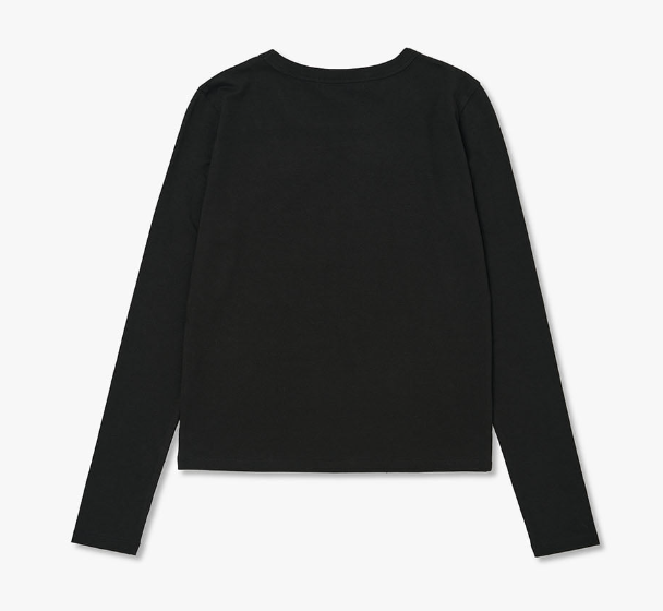 [Kiss Of Life Julie] Plac Women Symbol Basic Long Sleeve T-Shirt