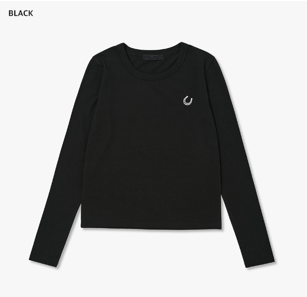 [Kiss Of Life Julie] Plac Women Symbol Basic Long Sleeve T-Shirt