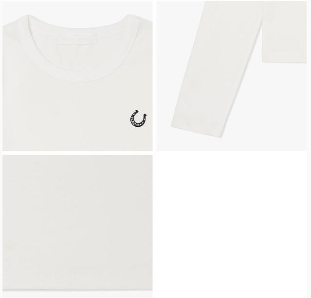 [Kiss Of Life Julie] Plac Women Symbol Basic Long Sleeve T-Shirt