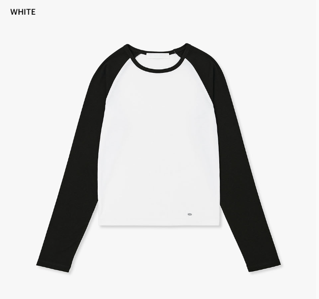 [Kiss Of Life Natty] Plac Women Split Line Long Sleeve T-Shirt