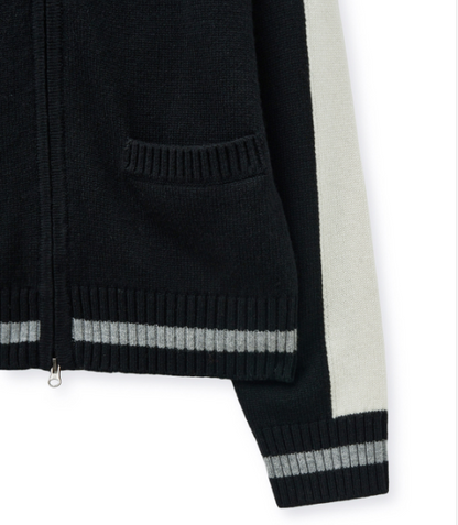 [Straykids Hyunjin Worn] Matin Kim Initial Knit Zip Up