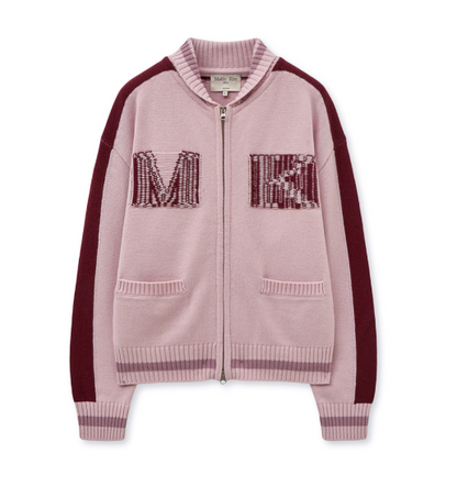 [Straykids Hyunjin Worn] Matin Kim Initial Knit Zip Up