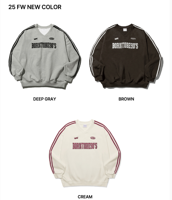 [Enhypen Sunghoon Worn] 1993 Studio 90S Track Sweatshirt