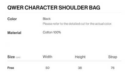 [Qwer X Ames] Qwer Character shoulder Bag