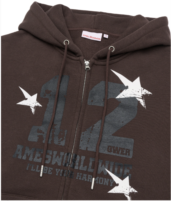 [Qwer X Ames] Qwer Numbering Hoodie Zip-Up