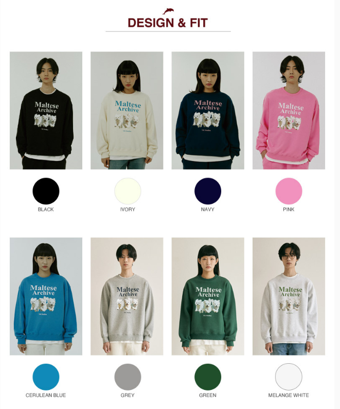 [Seventeen Jeonghan Worn] Wai Kei - Maltese Archive Sweatshirt