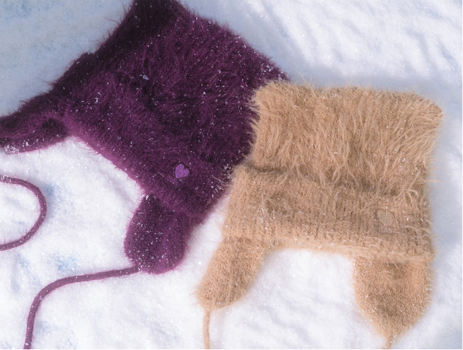 JOSEPH&STACEY Lucky JAS Earflap Cat Beanie