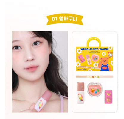 [Wiggle Wiggle Collaboration] Colorgram Nude Blur Tint Wiggle Wiggle Set