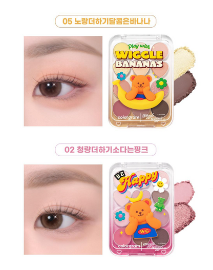[Wiggle Wiggle Collaboration] Colorgram Pin Point Eyeshadow Palette