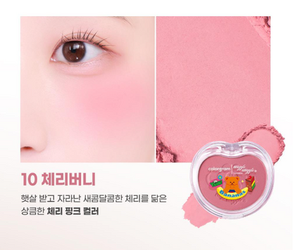 [Wiggle Wiggle Collaboration] Colorgram Tintin Dory Cotton Blusher