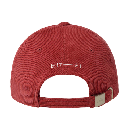 [Blackpink Jisoo Worn] EMIS New Logo Corduroy Cap