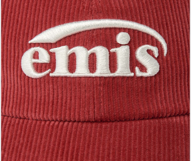 [Blackpink Jisoo Worn] EMIS New Logo Corduroy Cap