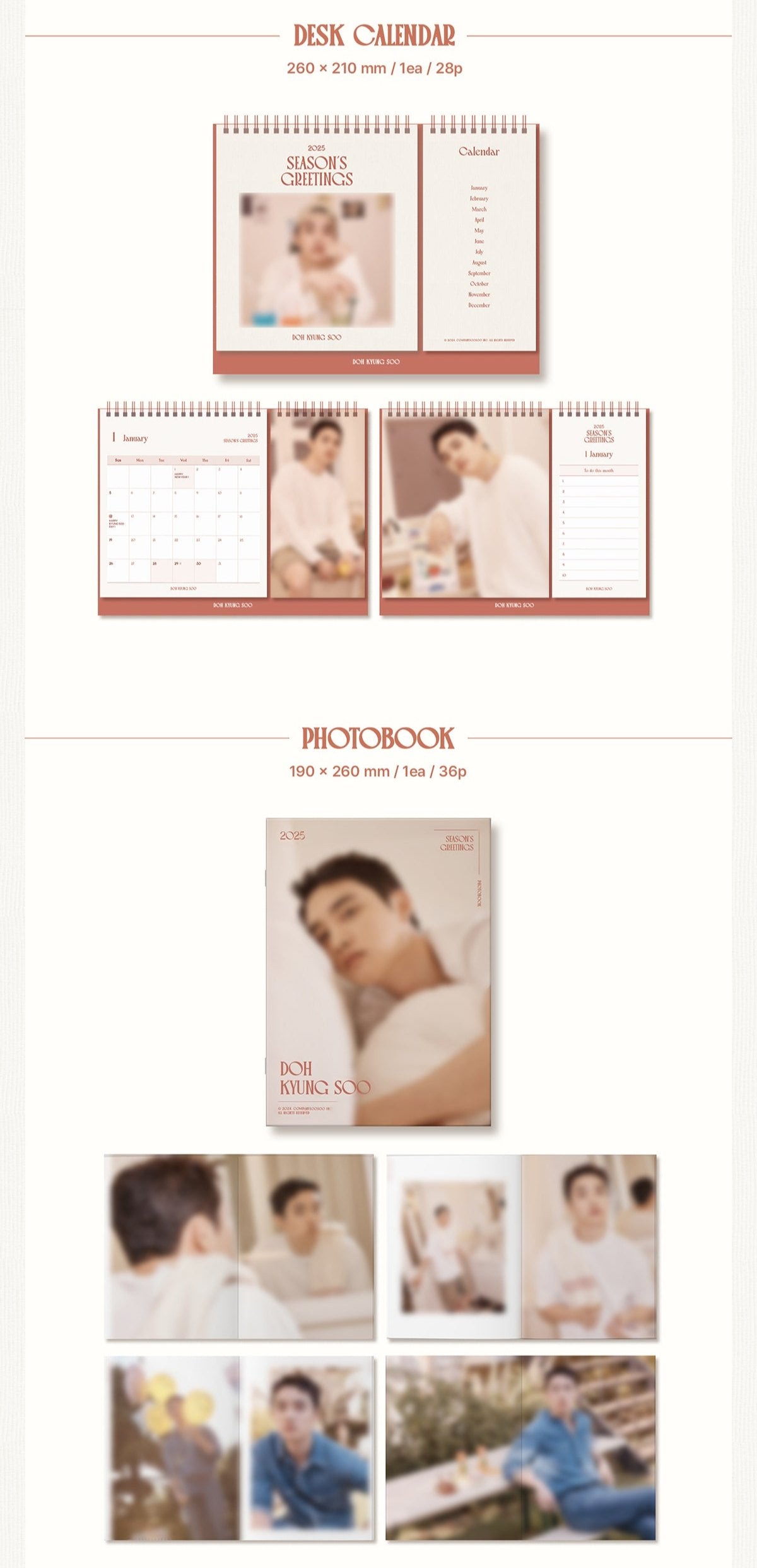 EXO D.O - DOH KYUNG-SOO 2025 Season's Greetings