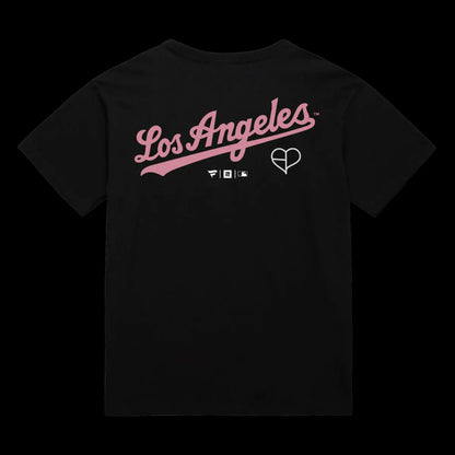 [LEAGUE COLLECTION] Blackpink X Dodgers LA Tee Black