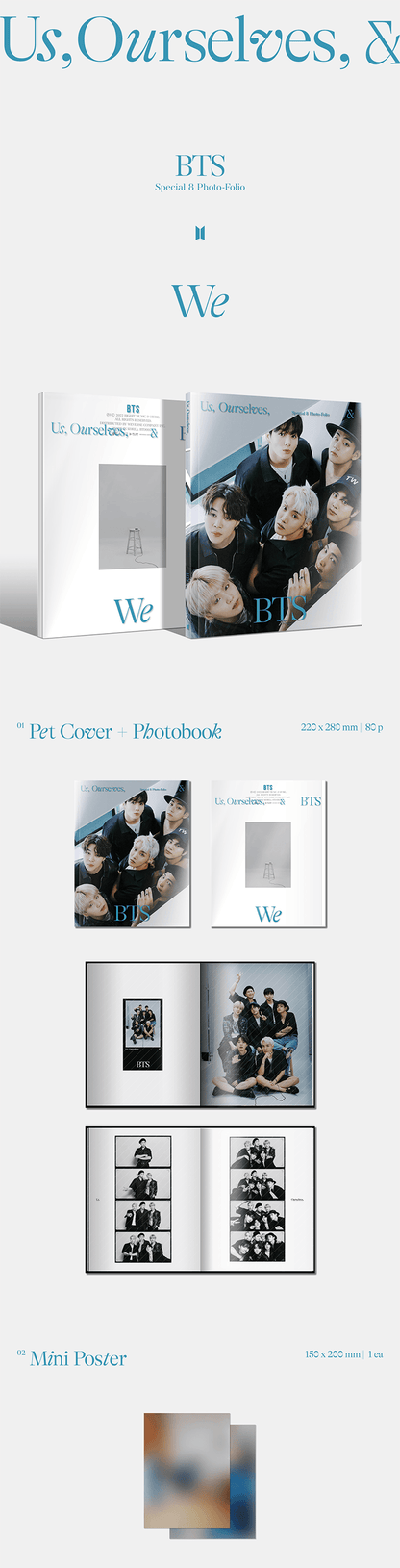 BTS [2025 FESTA] Special 8 Photo-Folio Us, Ourselves, and BTS 'WE' (With Weverse Exclusive Gifts)