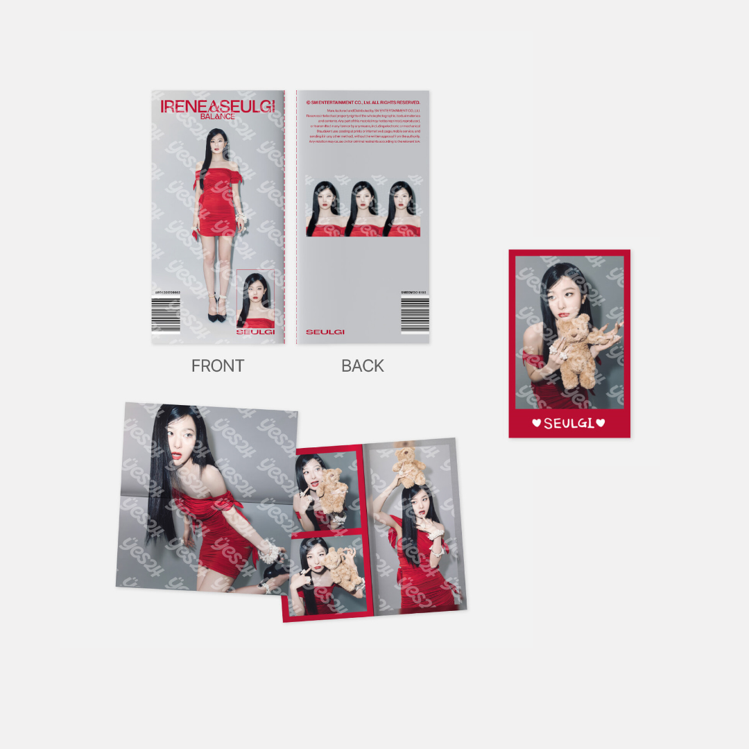 2025 (Red Velvet) IRENE & SEULGI [BALANCE] POSTCARD MAGAZINE SET