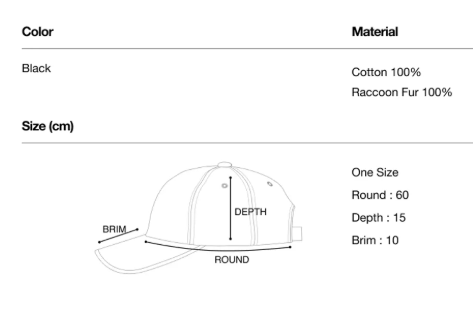 [Ateez Mingi Worn] BEGBEGBEG-BEG Fur Cap