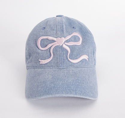 [Ive Wonyoung & Red Velvet Joy Worn] Ronron Heart Ribbon Ball cap