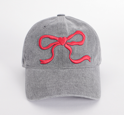 [Ive Wonyoung & Red Velvet Joy Worn] Ronron Heart Ribbon Ball cap