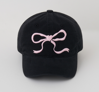 [Ive Wonyoung & Red Velvet Joy Worn] Ronron Heart Ribbon Ball cap
