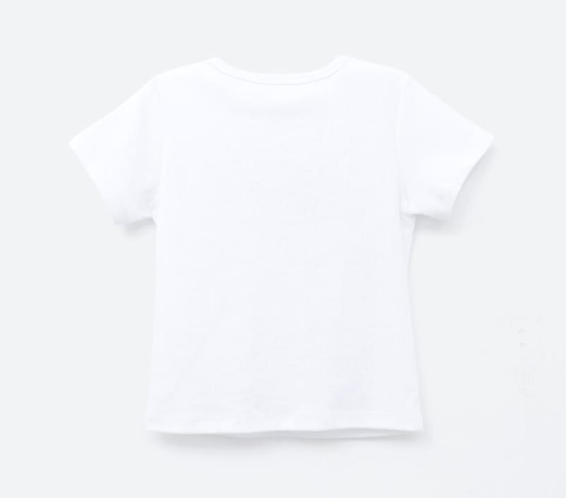 [Blackpink Jennie Worn] Ronron Double Ribbon Slim Crop T-Shirt