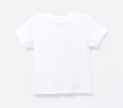 [Blackpink Jennie Worn] Ronron Double Ribbon Slim Crop T-Shirt