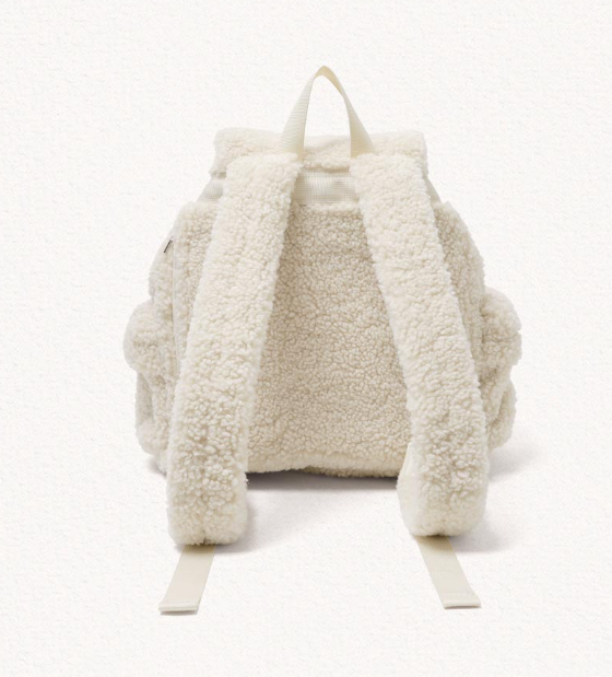 Macmoc Tta-ry Tta-ry Fur Poggle Backpack Ivory