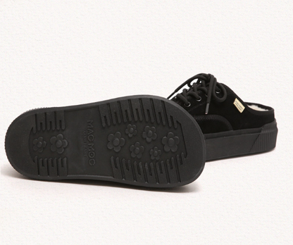 Macmoc Ddubi Cowhide Winter Mule Slider 3.5cm