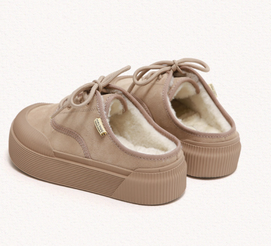 Macmoc Ddubi Cowhide Winter Mule Slider 3.5cm