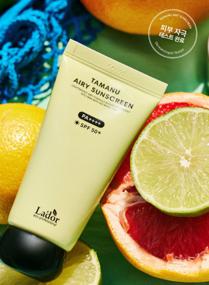LADOR Tamanu Airy Sunscreen SPF50+ PA++++ 50ml