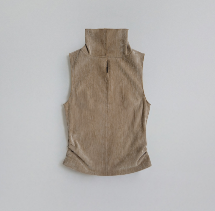 Andneeds Velour High-Neck Sleeveless