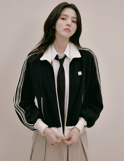 [Han So-Hee Worn] 26SS FILA 1911 Women's Knit Track Jacket
