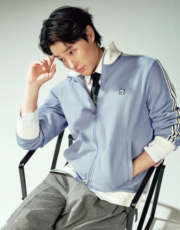 [Woodz Worn] 26SS FILA 1911 Uni Knit Track Zip-up