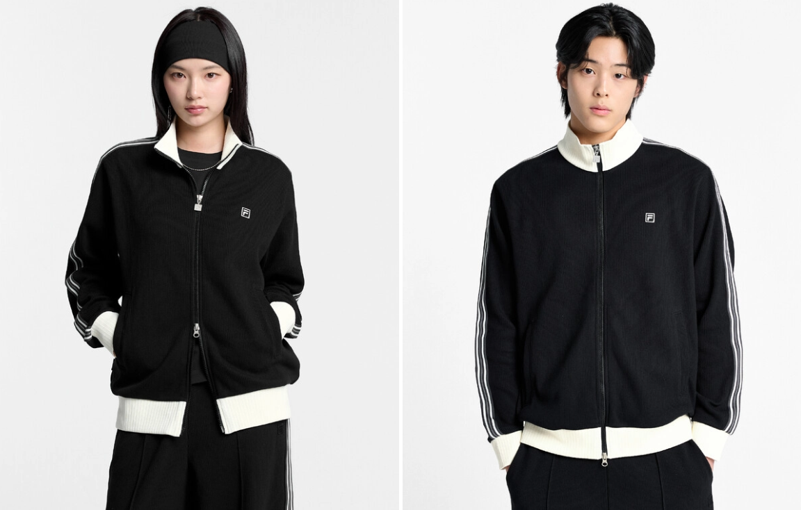 [Woodz Worn] 26SS FILA 1911 Uni Knit Track Zip-up