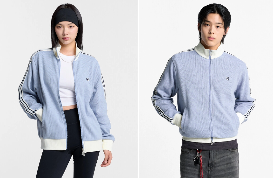 [Woodz Worn] 26SS FILA 1911 Uni Knit Track Zip-up