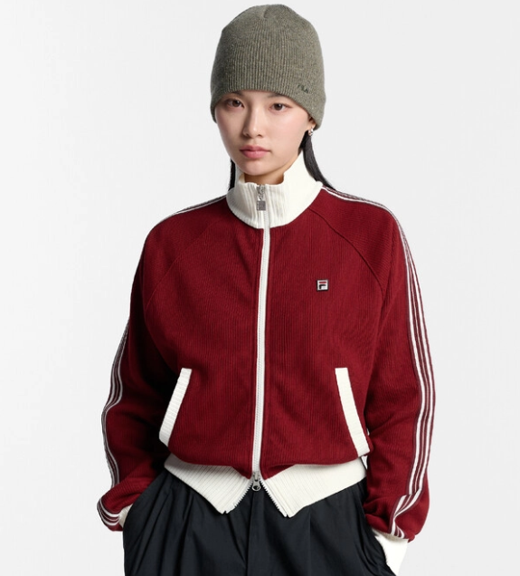 [Han So-Hee Worn] 26SS FILA 1911 Women's Knit Track Jacket