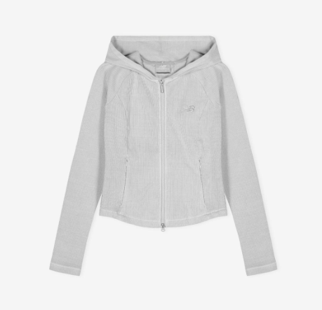 [Aespa Winter Pick] 26SS New Balance Women Soft Fresh Golji Two-Way Zip-Up Hoodie (Slim Fit)