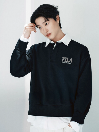 [Woodz worn] Fila Rugby Sweatshirt
