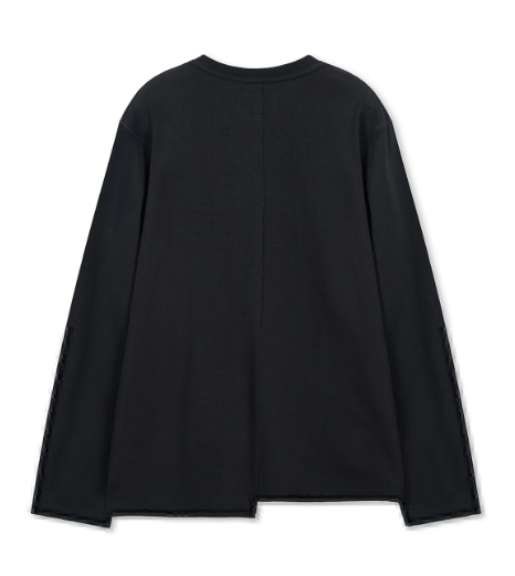 [Ive Liz Pick] Matin Kim Asymmetric Logo Top